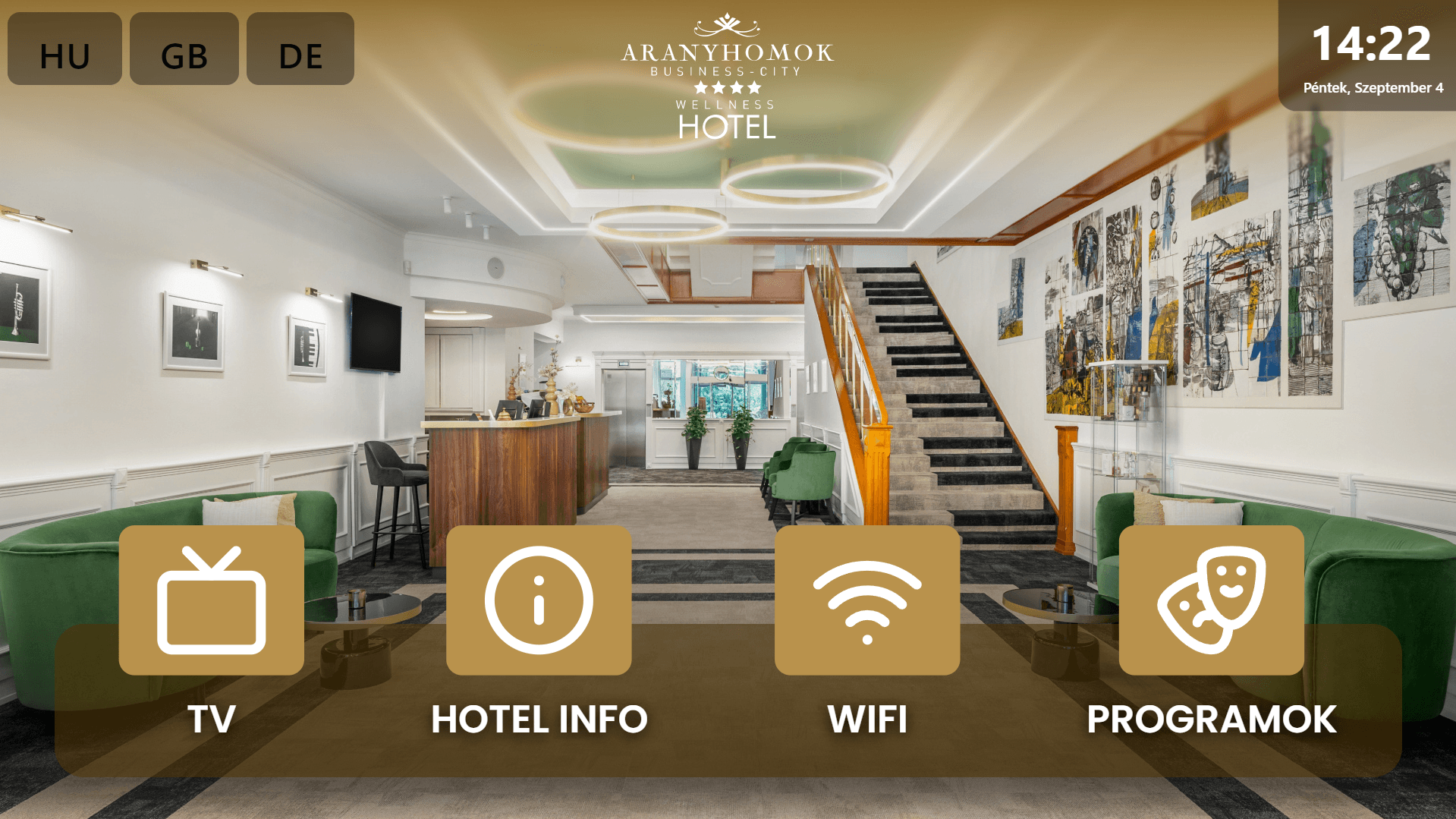 Aranyhomok Hotel Kecskemét Hotel TV rendszere